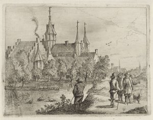 Slott vid vattnet av David Teniers (II)