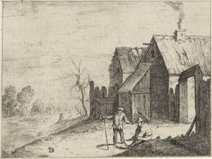Två bönder i samtal av David Teniers (II)