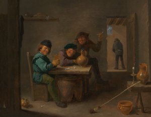 Bönder i en krog, ca. 1633.
