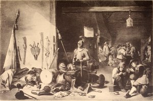 Vaktrummet av David Teniers the Younger