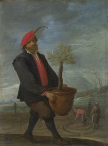 Spring Från serien The Four Seasons, ca. 1644 av David Teniers the Younger