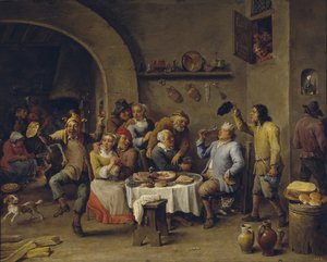 Bönkungen Bönkungens högtid av David Teniers the Younger