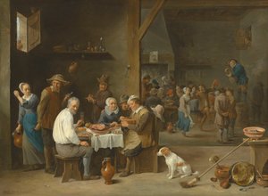 Skinkmiddagen av David Teniers the Younger