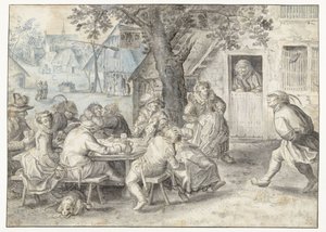 Festliga bönder, soldater och skökor Festande bönder, soldater och horor