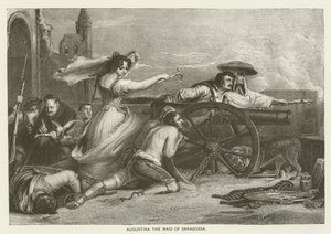 Augustina pigan i Zaragoza av David Wilkie
