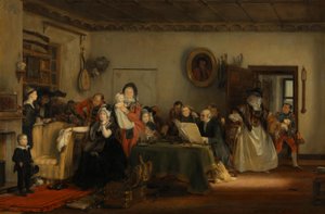 Öppnandet av testamentet av David Wilkie