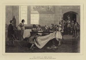 Arresteringen av Anne Boleyn av David Wilkie