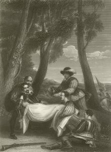 Sir Philip Sidneys död av David Wilkie