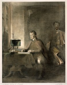 Wellington skriver sina försändelser av David Wilkie