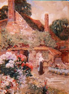 En Kentish Cottage, nära Edenbridge av David Woodlock