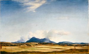 Autumn Clouds, the Ochil Hills, ca 1930 (olja på duk)