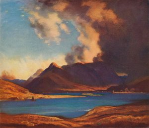 The Shadows of Glencoe, 1925 av David Young Cameron