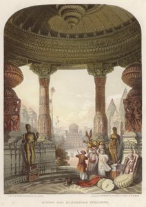 Hindoo och Mahomedan byggnader av David after Roberts