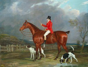 En jägare och hundar, 1824