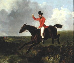 Robert Gilbert, Master of the York Hounds (olja på duk)