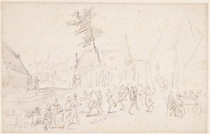 Ett bondbröllop av David Teniers the Younger
