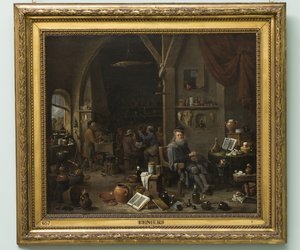 En alkemist, senare 1670-talet (olja på duk) av David Teniers the Younger