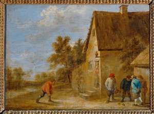 Boulespelare ... av David the Younger Teniers