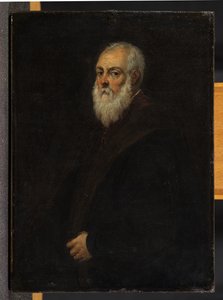 Porträtt av en skäggig man, efter Jacopo Tintoretto