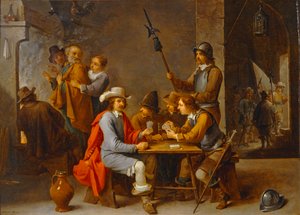 Förnekandet av Sankt Petrus av David the Younger Teniers