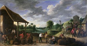 Vinskörden av David Teniers the Younger