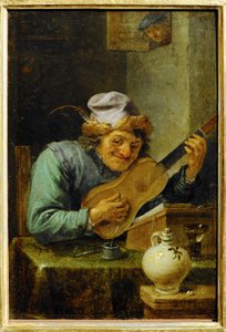 Gitarrspelaren... av David the Younger Teniers