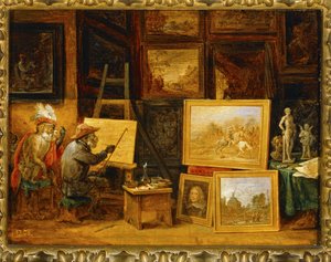 Apmålaren... av David the Younger Teniers