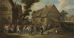 Byfest, ca 1646-50 (olja på duk)