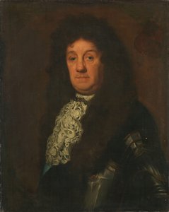 Porträtt av Cornelis Tromp (1629-91), viceamiral av Holland och Västra Friesland av David van der Plas