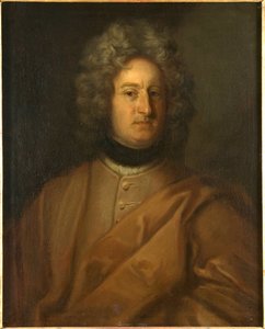 Christopher Polhammar (Pohlem), förståndare, uppfinnare och svensk industriman - Porträtt av Christopher Polhem (1661-1751), av Krafft, David, von (1655-1724). Olja på duk. Mått: 78x63,5 cm. Nationalmuseum Stockholm