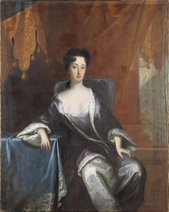 Edwige Sophie de Suede - Porträtt av hertiginnan Hedvig Sophia av Holstein-Gottorp (1681-1708), Sveriges drottning, av Krafft, David, von (1655-1724). Olja på duk, ca 1700. Mått: 148x118 cm. Nationalmuseum Stockholm