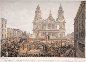 Begravning av hertigen av Wellington, St Paul