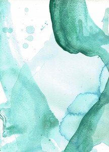 Fluid Aqua – abstrakt av Deb Chaney