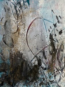 Strukturerad urban abstrakt konst av Deb Chaney