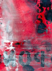 Livfull urban abstrakt konst av Deb Chaney