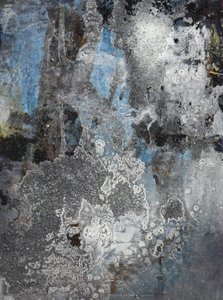 Väderbitet blått grunge av Deb Chaney