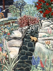 Cobbled Way, 2019 (akryl på duk)