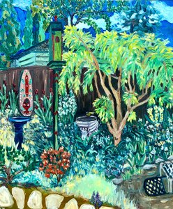 Garden View, 2020 (olja på duk)