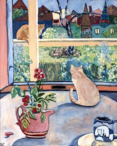 Röda blommor Mörka linjer, 2022