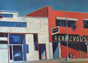 Rendezvous, 2004 (målning) av Deborah Stevenson