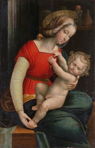 Madonna och barn av Defendente Ferrari