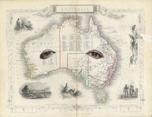 Colonial – Australien, 2017 (pappersklippt collage)