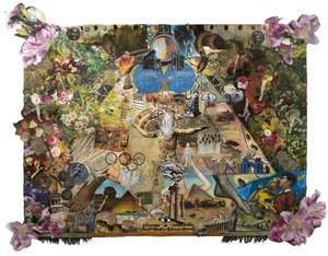 Världens sju antika underverk, 2012 (collage på papper)