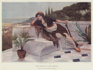 Haremets drottning (chromolitho)