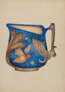 Majolica Pitcher av Della Button