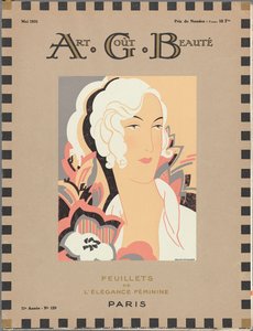 Modemagasinet som frestare Konst - Smak - Skönhet, Broschyrer av feminin elegans, maj 1931, nr 129, 11:e år (titel på objekt) av Delovincourt