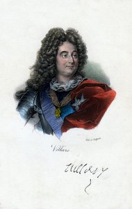 Claude Louis Hector de Villars, fransk general, c1800-talet. av Delpech