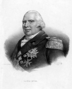 Ludvig XVIII, kung av Frankrike, 1827.