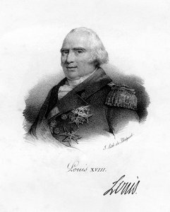 Ludvig XVIII, Frankrikes kung, 1800-talet.
