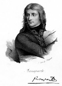 Napoleon Bonaparte som ung man, ca 1790-talet, ca 1830.